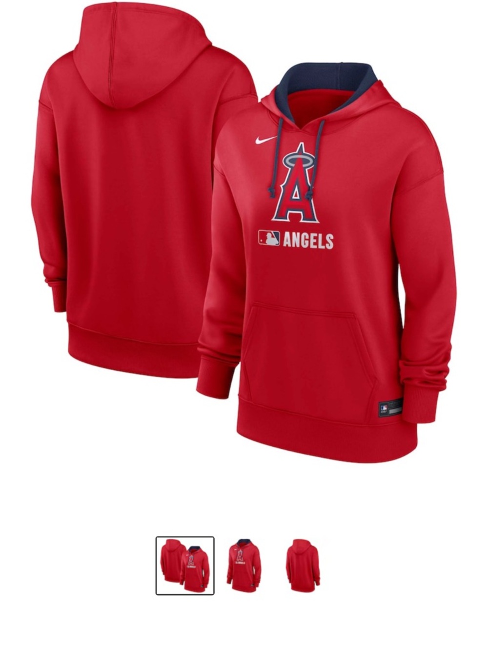 Nike Red Los Angeles Angels Hoodie Sweatshirt